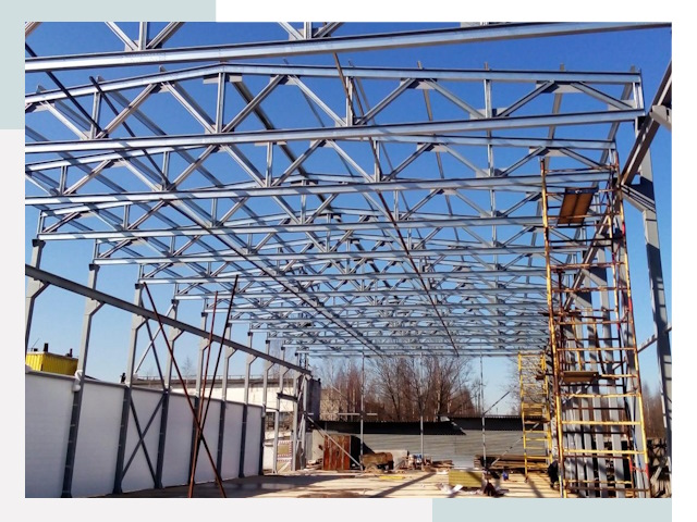 Строительство цехов в Таганрог от 611 руб. под ключ