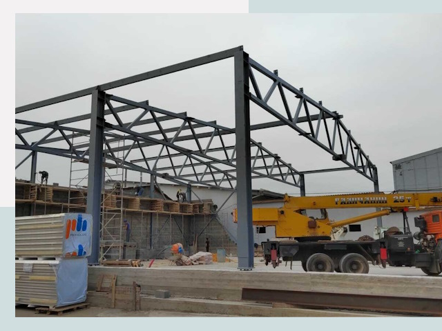 Строительство цехов в Таганроге