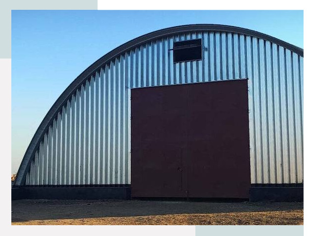Бескаркасные ангары в Таганроге