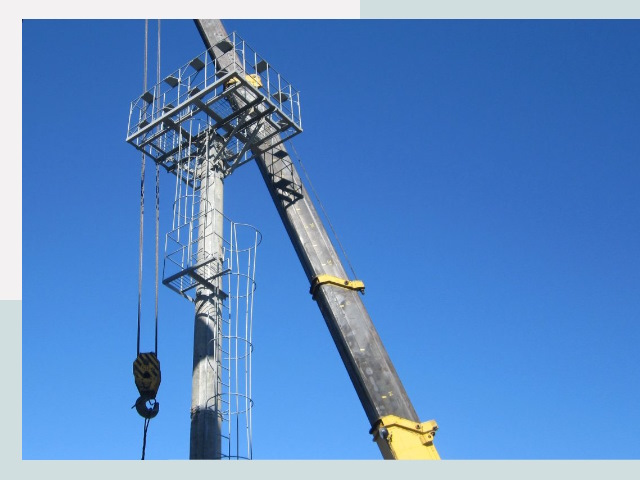 Монтаж осветительных мачт в Таганрог от 611 руб.