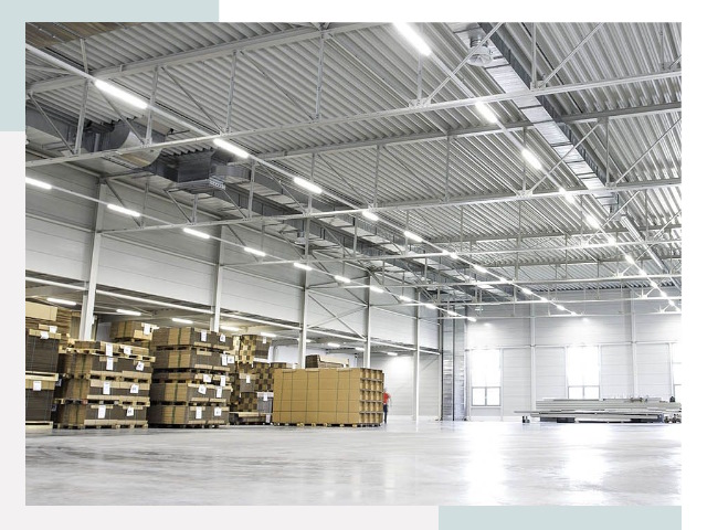 Освещение ангаров в Таганроге