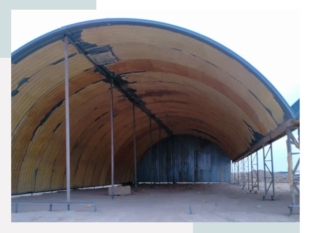 Реконструкция ангаров в Таганроге