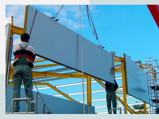 Монтаж сэндвич-панелей в Таганроге от 611 руб.