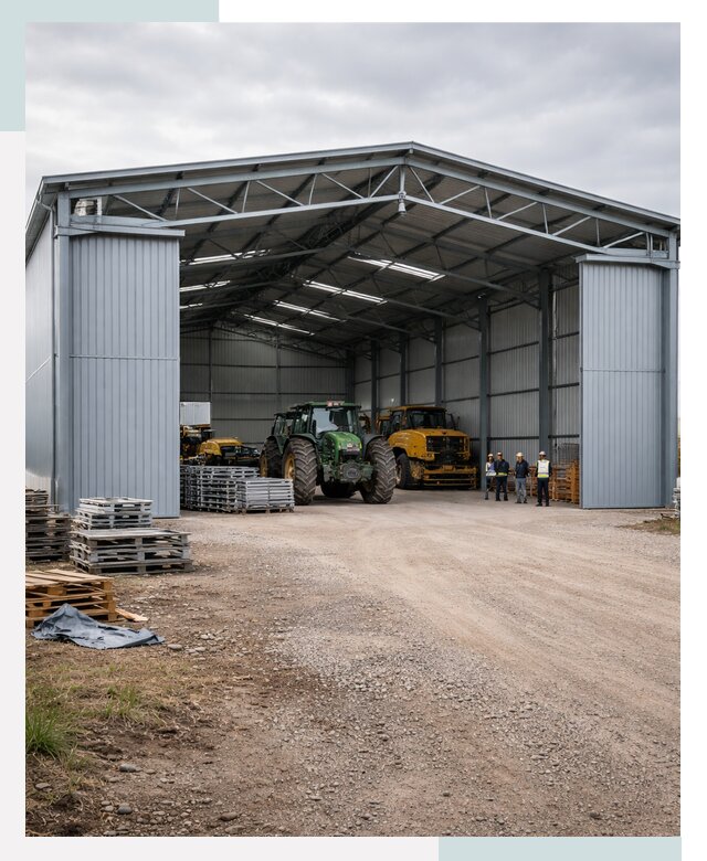 Ангары для сельхозтехники в Таганроге от 20362 р. | СтальСтрой-Тгн