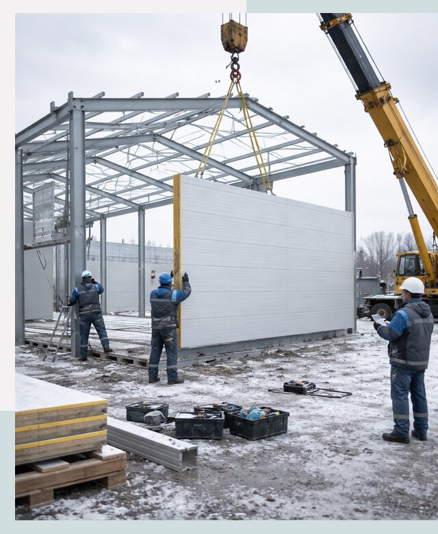 Строительство холодильных складов под ключ в Таганроге