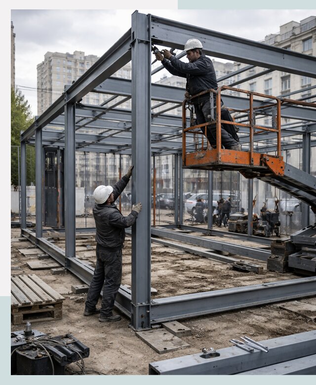 Строительство и монтаж торговых павильонов под ключ в Таганроге