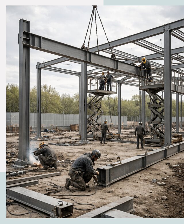 Строительство выставочных павильонов из металлоконструкций в Таганроге